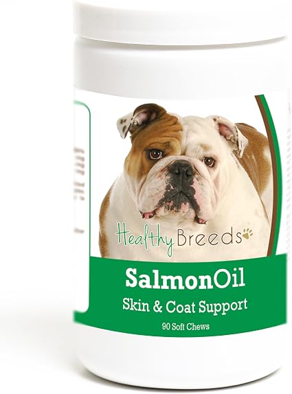 Healthy Breeds Bulldog Salmon Oil Soft Chews 90 Count