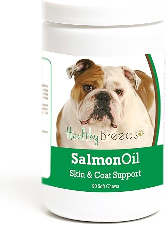 Healthy Breeds Bulldog Salmon Oil Soft Chews 90 Count