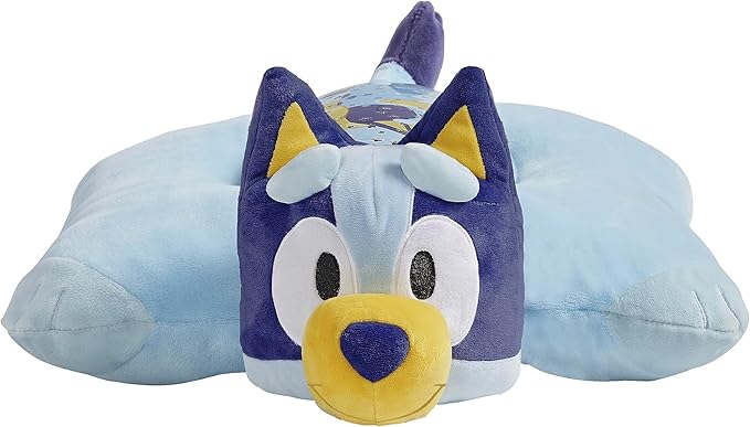 Pillow Pets 16 inch Bluey Sleep Time Light, Stuffed Animal Plush Toy, Gifts for Kids