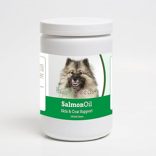Healthy Breeds Keeshonden Salmon Oil Soft Chews 120 Count