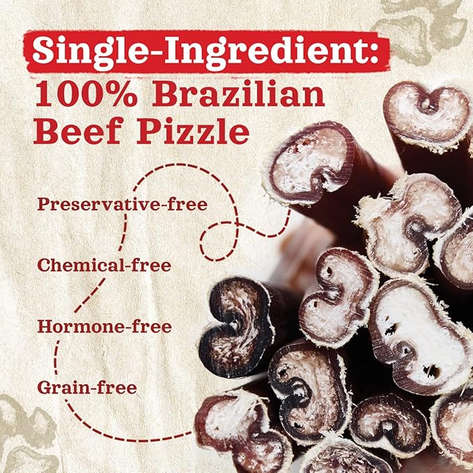 Natural Farm Odor-Free Bully Sticks (12 Inch, 12 Pack), 1.2 lbs. Per Bag, 100% Beef Pizzle Chews, Grass-Fed, Non-GMO, Fully Digestible Long Lasting Best Dental Treats to Keep Your Dogs Busy