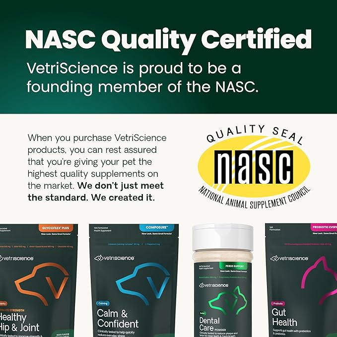 VetriScience Ultimate Strength Hip & Joint Supplement for Dogs, GlycoFlex Plus – MSM, Chondroitin & Green-Lipped Mussel Chews for Mobility, Flexibility, Comfort & Support, Peanut Butter Flavor 120 Cnt