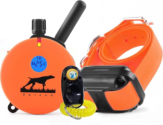 Educator UL-1200 Upland Hunting Dog E Collar for Dog Training with Remote - 1 Mile Range, Waterproof, 100 Stimulation Levels, Tone or Vibration Mode, Night Light for Small, Medium & Large Dogs