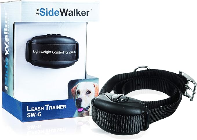 DogWatch SW-5 Dog Leash Trainer - Stop Dogs from Pulling on The Leash, Self Teaching Electronic Collar, 3 Levels of Static Stimulation, Vibration, Progressive Modes, Rechargeable, Waterproof
