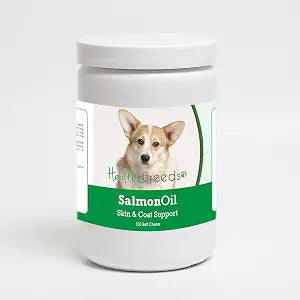Healthy Breeds Cardigan Welsh Corgi Salmon Oil Soft Chews 120 Count
