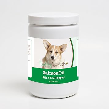 Healthy Breeds Cardigan Welsh Corgi Salmon Oil Soft Chews 120 Count