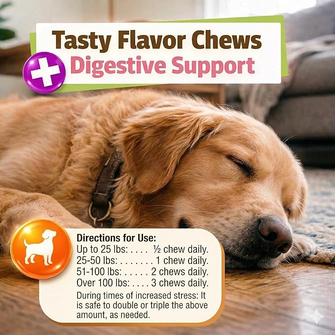 Pet Naturals Calming Chews for Medium and Large Dogs, 30 Chicken Liver Flavored Soft Chews, Anxiety Relief for Barking, Separation Stress, Fireworks and Thunder, Naturally Sourced Behavioral Support