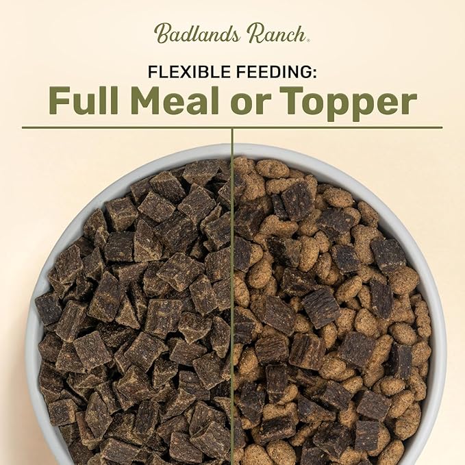 BADLANDS RANCH by Katherine Heigl- Superfood Complete, Air-Dried Adult Dog Food - High Protein, Zero Fillers, Superfood Nutrition (64 Ounce (Pack of 2), Beef)