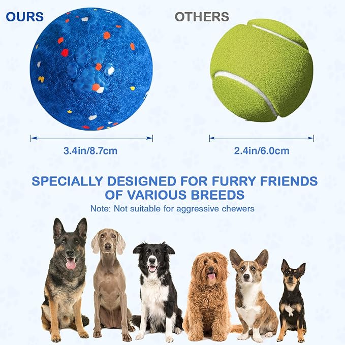 Interactive Dog Toys, Smart Interactive Dog Ball with E-TPU Silent Foam Material, Automatic Moving Pet Ball for Medium and Large Dogs, Type-C Rechargeable Vibrating Dog Toy to Keep Them Busy
