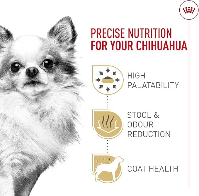 Royal Canin Chihuahua Adult Breed Specific Dry Dog Food, 2.5 lb. Bag