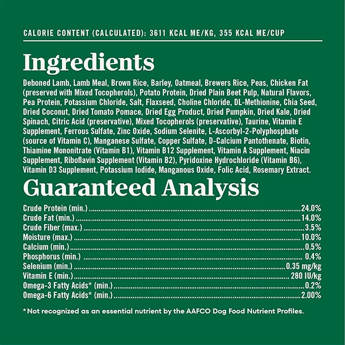 Nutro Natural Choice Adult Dry Dog Food, Lamb & Brown Rice Recipe, 30 lb. Bag