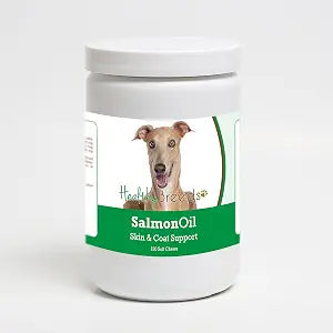 Healthy Breeds Italian Greyhound Salmon Oil Soft Chews 120 Count
