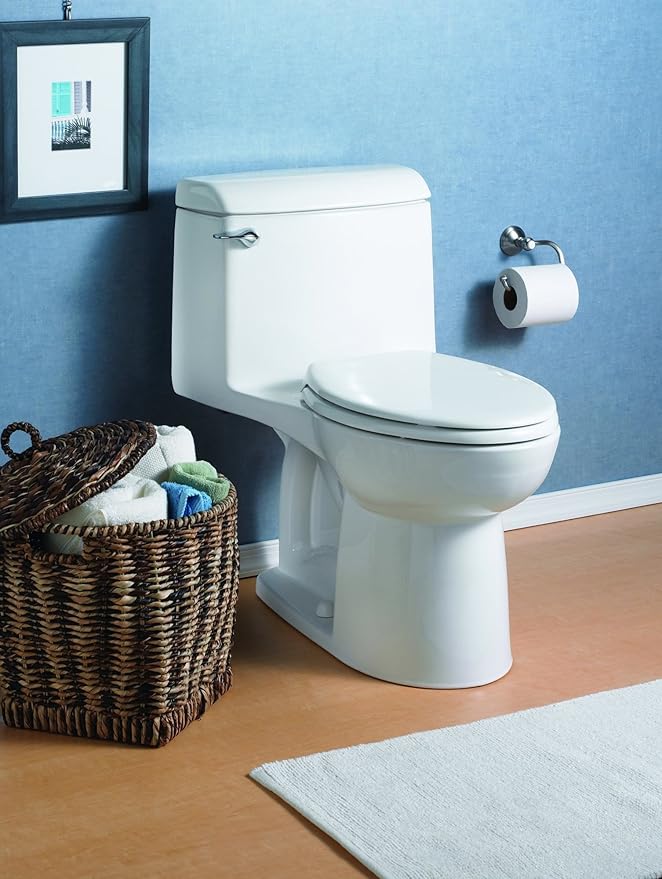 American Standard 2034314.222 Champion 4 One-Piece Toilet with Toilet Seat, Elongated Front, Chair Height, Linen, 1.6 gpf