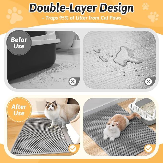 Self Cleaing Litter Box Mat