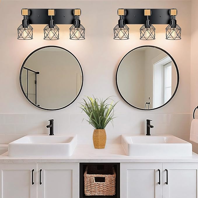 Bathroom Light Fixtures Vanity Lights for Bathroom Small Lamp Shades Vanity Lighting Fixtures Black Light Fixture Over Mirror