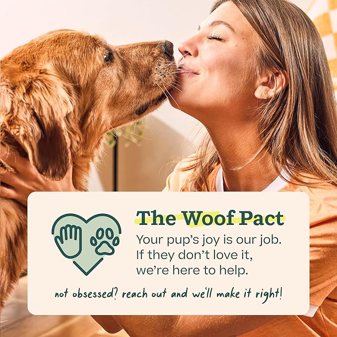 WOOF - Bite n' Brush Refills Treats for the Dog Toothbrush Toy - Scrub Plaque and Tartar from Your Dog's Teeth and Mouth - Dog Dental Sticks - 36 Refills - Beef - 2 Pack