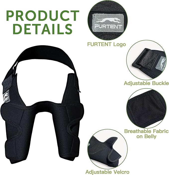 Dog Elbow Protector, Pet Recovery Suit Taper Collar Alternative for Dogs Elbow Dysplasia, Shoulder Dislocation - Offers Elbow Support, Helps Wound Healing, Prevents Licking and Biting, XXL