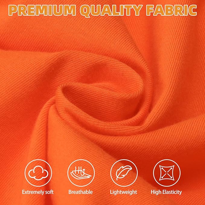 KOOLTAIL Christmas Thanksgiving Dog Clothes for Large Dogs, 2 Pack Cotton Fall/Winter Warm Dog T Shirts Coats, Insect Protection Anti-Hair Loss & Lightweight Pet Vest Tank Tops Apparel,Orange&Red,2XL