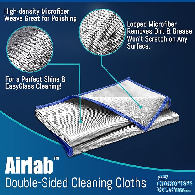 Airlab 24 Pack, Polishing Cloths & Fish Scale Cloths & Auto Deatiling Cloths