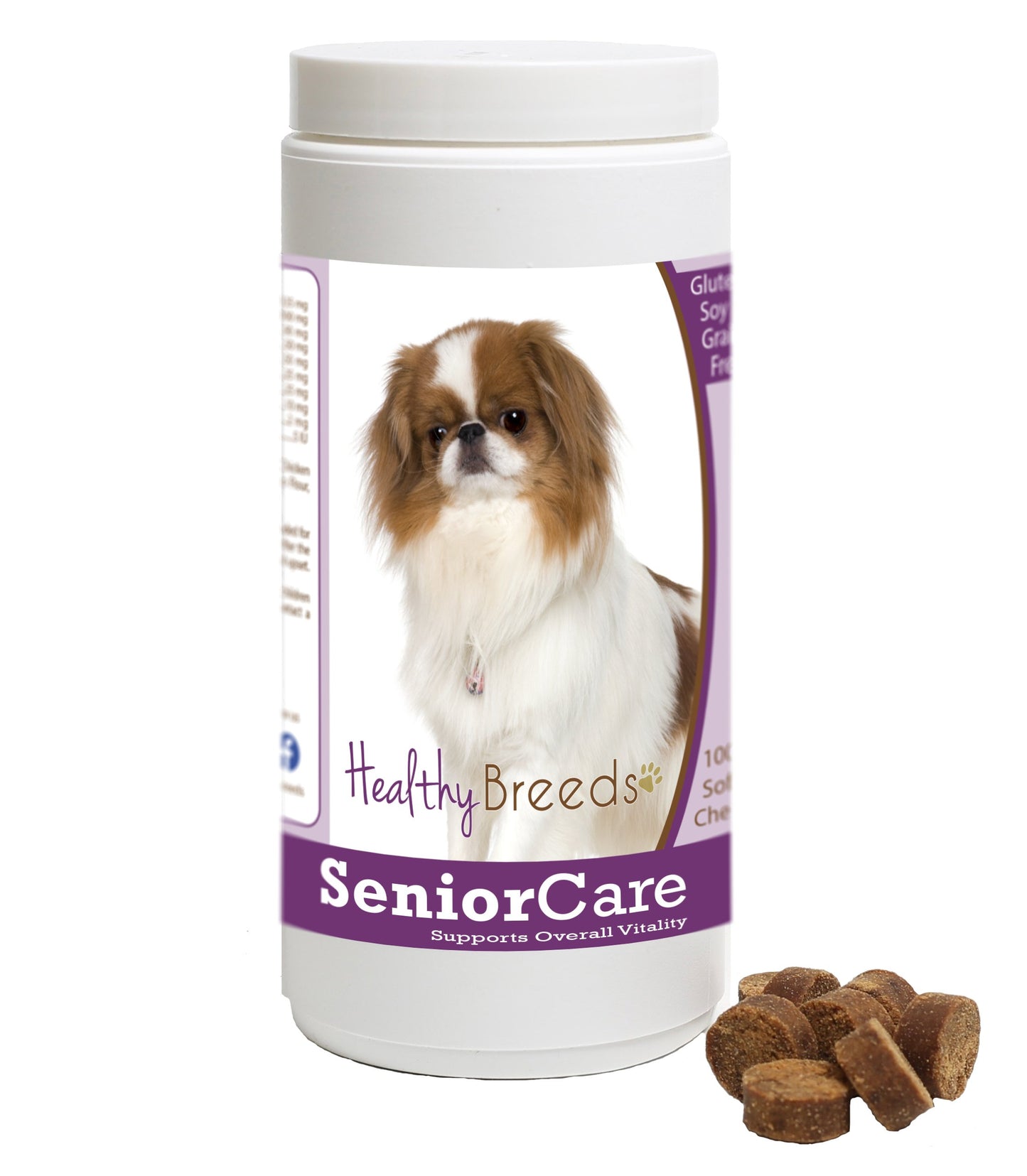 Healthy Breeds Japanese Chin Senior Dog Care Soft Chews 100 Count