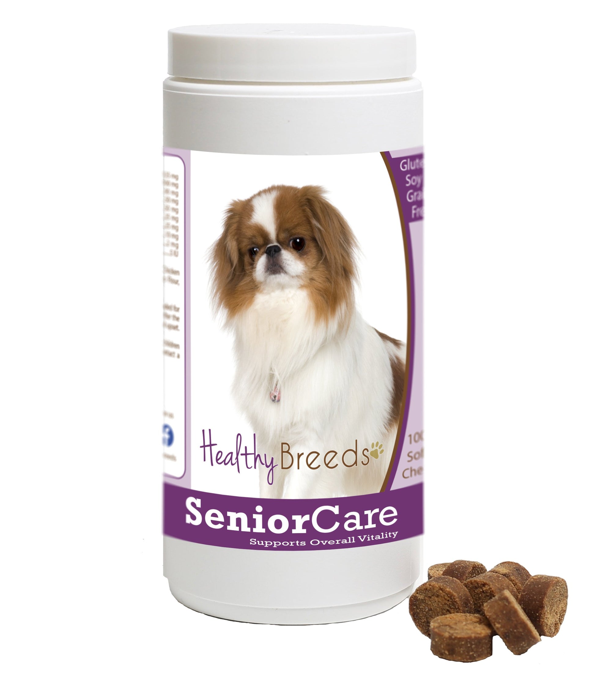 Healthy Breeds Japanese Chin Senior Dog Care Soft Chews 100 Count