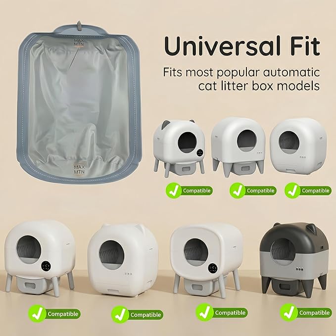 Fabric Soft Basin Replacement Liner for Self-Cleaning Cat Litter Box,Cat Litter Boxes Replacement Pad,Waterproof,Easy to Install Litter Box Cleaning Parts,Automatic Litter Box Liners