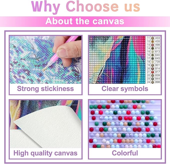 LTCZ Colorful Greyhound Diamond Art Painting Kits for Adults, Animal 5d Diamond Painting Dots Art Kits for Adults Beginner, Home Wall Decor 20 * 24Inch