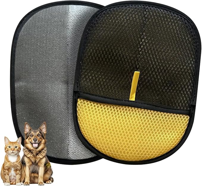2 Pcs Pet Hair Removal Glove for Cats & Dogs,Newly Upgraded Reusable Electrostatic Pet Hair Removal Tool, Pet Hair Remover，Grooming & Cleaning Tool for Couch, Furniture, Clothing, Carpet, Car Seat