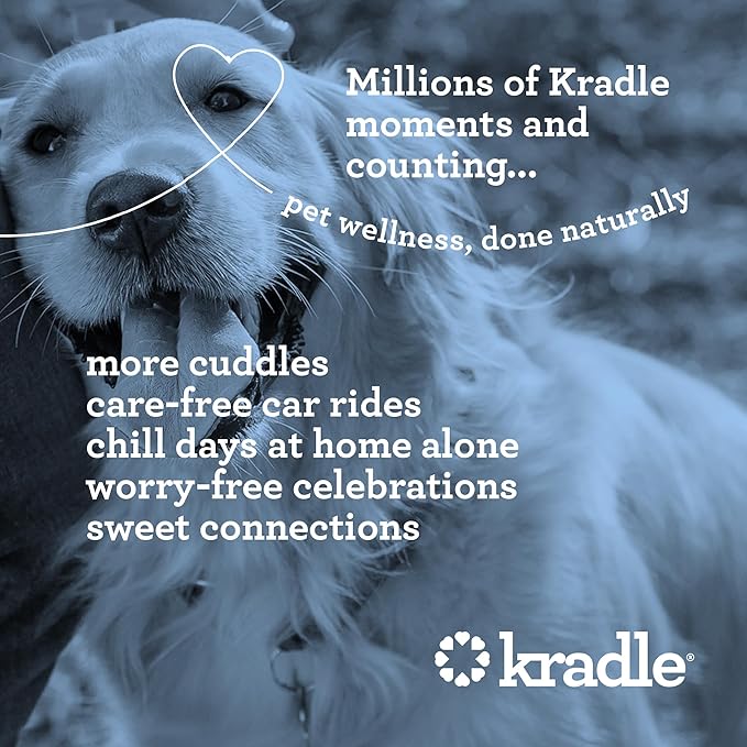 Kradle Chillers Hard Chews for Dogs - GABA L-Theanine - Occasional Anxiety Support - Chicken Flavor - 12 Hard Chews