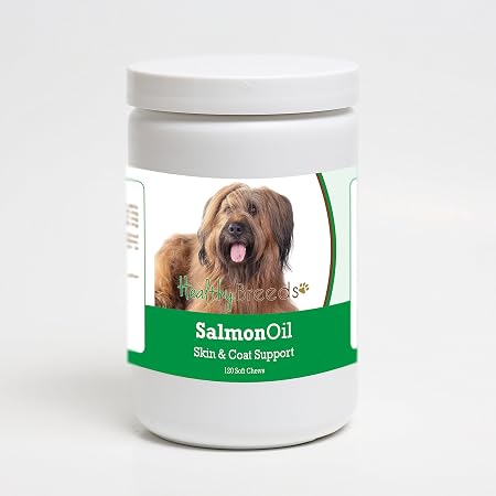 Healthy Breeds Briard Salmon Oil Soft Chews 120 Count