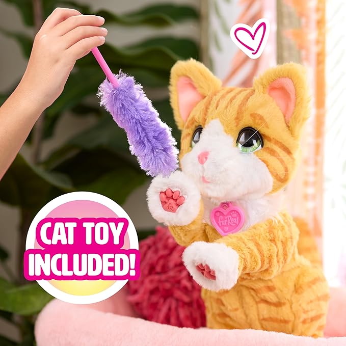 FurReal Bella The Biscuit-Making Kitty, 10 Inch Interactive Cat Toy, for Boys and Girls, Ages 4 and Up, Kids Toys for Ages 4 Up by Just Play