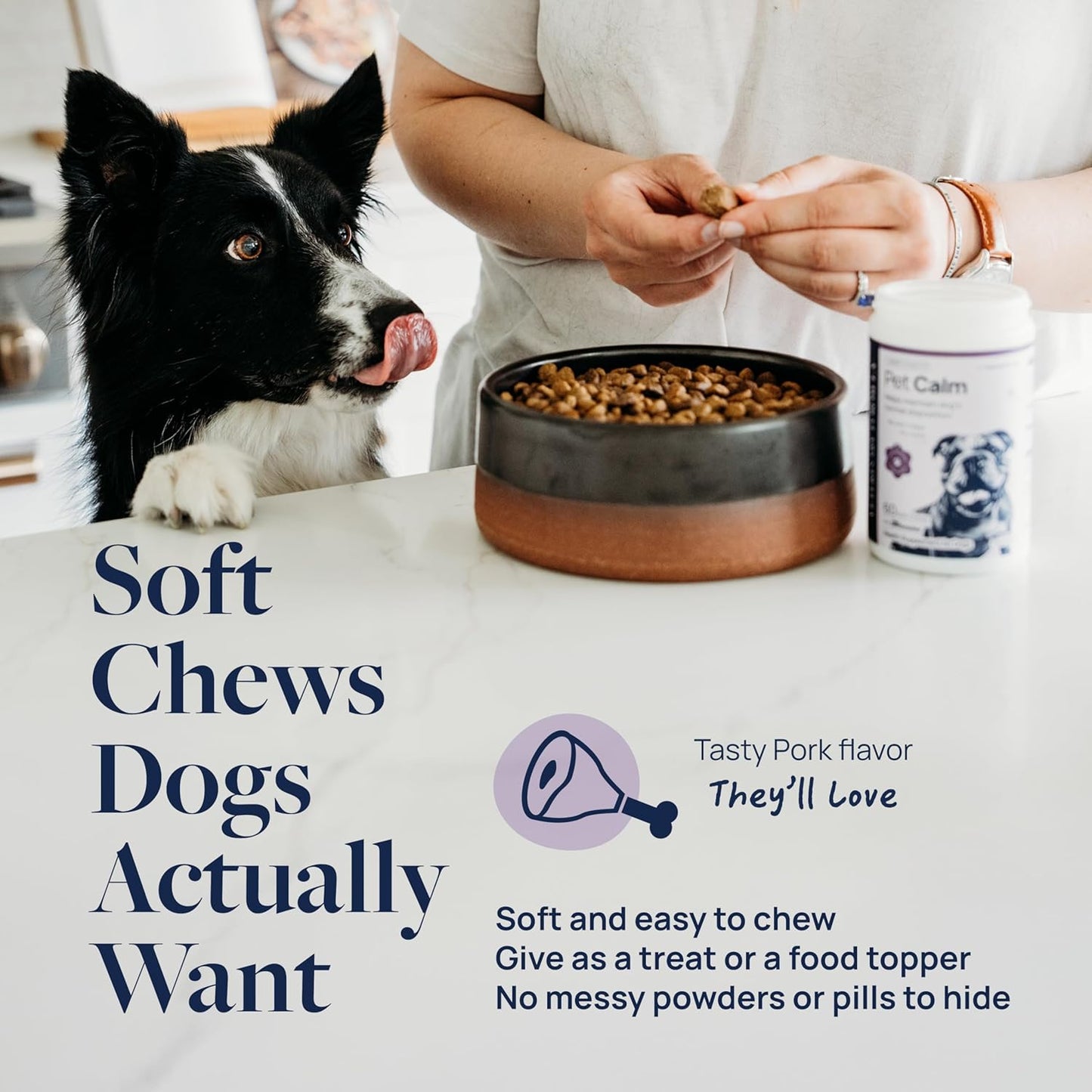 Daily Calm Chews – Vet-Formulated Stress Relief + 60-Day Supply