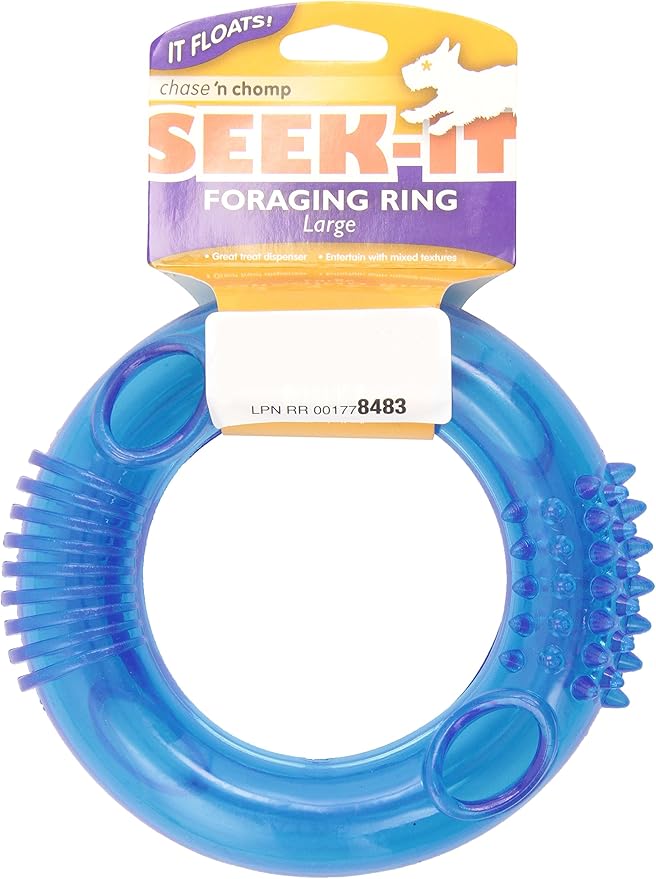 Chase 'n Chomp Foraging Ring Pet Chew Toy, Large