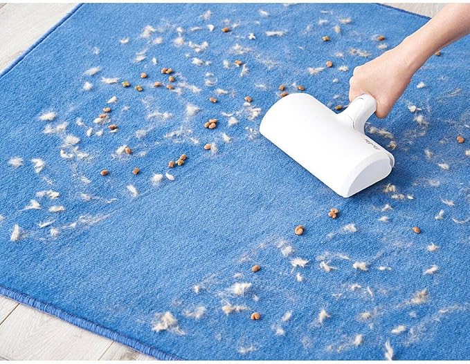 Nado Care Upgraded Pet Hair Remover and Dirt Remover for Furniture, Reusable Dog Hair Remover Roller for Dog & Cat, Self-Cleaning, Perfect Fur Remover for Couch, Carpet, Bed and Car and More (White)
