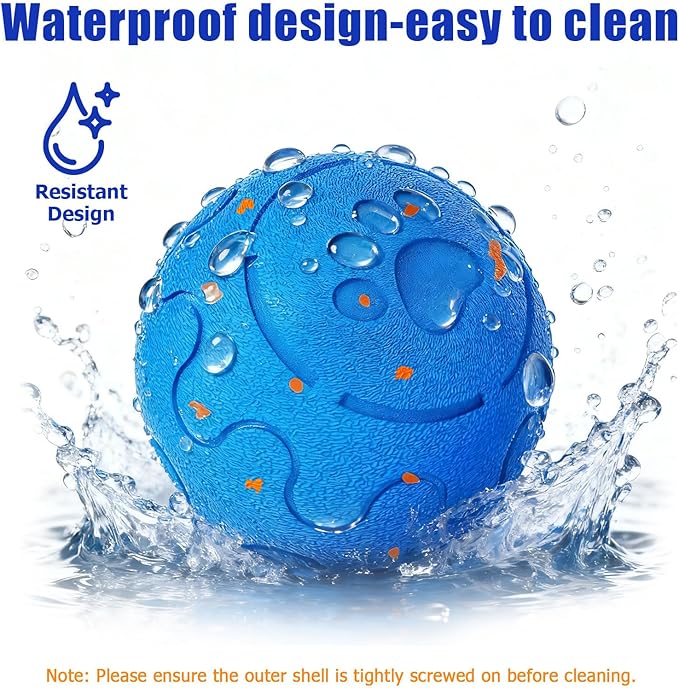 Interactive Dog Ball, Automatic Rolling Bouncing Dog Toy, 3 Modes for Active Engagement, Made from Durable E-TPU, Perfect for Chewing, Ideal for Exercise Mental Stimulation