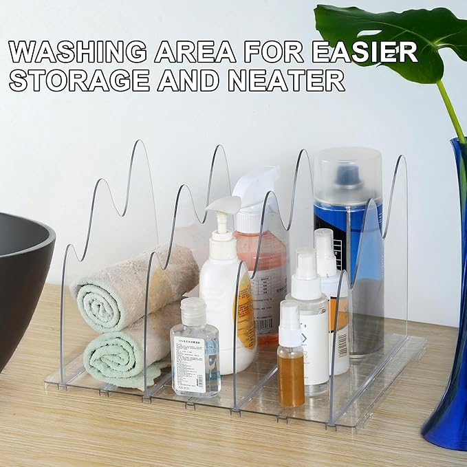 Purse Organizer For Closet,Handbag organizer,2 Pack Acrylic Transparent Purse Storage,Adjustable Purse Storage Organizer Suitable For Bookshelf Dividers,Bedroom Wardrobes,Storage racks, Offices
