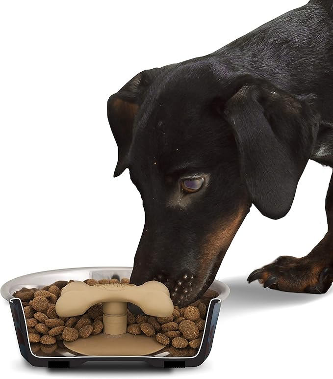 Loving Pets Gobble Stopper Slow Pet Feeding Supplies for Dogs, Medium (Pack of 1) (7310)