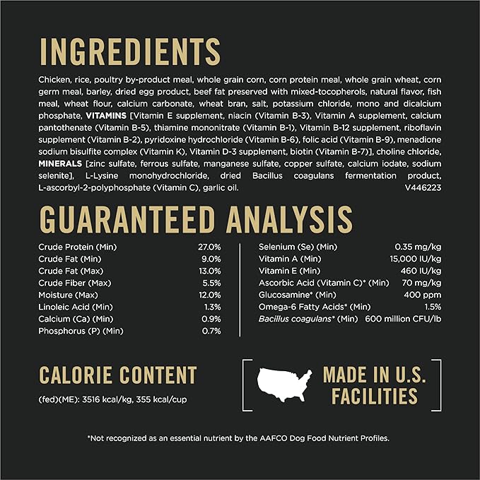 Purina Pro Plan Weight Management Dry Dog Food Chicken and Rice Formula - 6 lb. Bag