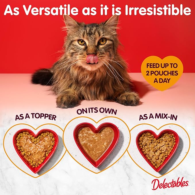 Hartz Delectables Stew Tuna & Salmon Lickable Wet Cat Treats, 1.4 Ounce (Pack of 12)