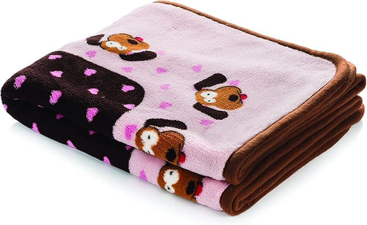 Dog Blanket - Soft Fleece Pet Blanket for Couch and Bed Protection