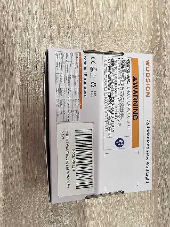 WOBSION Motion Sensor Wall Light with Remote Control, Rechargeable Wireless Wall Sconce, Brightness Adjustable, 3 Color Mode,Indoor Lamp for Hallway, Bedroom,Picture,LED,Gold,2 Pack