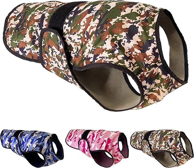 Dog Cooling Vest - 2-Layer Cooling with Soft Microfiber Fabric - Lightweight, Adjustable and Comfortable - UV Protection for Small to Large Dogs - Relief in Hot Weather (Green, XX-Large)