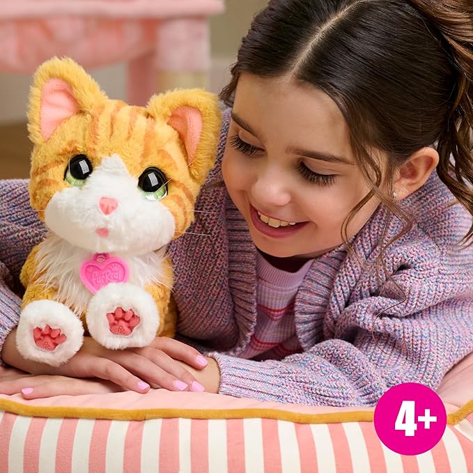 FurReal Bella The Biscuit-Making Kitty, 10 Inch Interactive Cat Toy, for Boys and Girls, Ages 4 and Up, Kids Toys for Ages 4 Up by Just Play