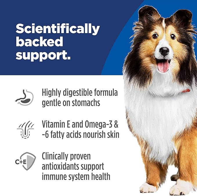 Hill's Science Diet Adult 1-6 Sensitive Stomach & Skin Dry Dog Food, Salmon Recipe, 3.5 lb. Bag