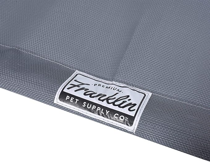 Franklin Sports Pet Supply Elevated Dog Bed – Breathable Mesh Fabric – Portable – Comfortable – Pet Bed with Air Flow – Large, Model Number: 90011F4X