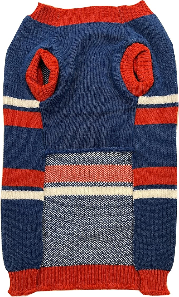 Pets First NFL Buffalo Bills Dog Sweater, Size Extra Large. Warm and Cozy Knit Pet Sweater with NFL Team Logo, Best Puppy Sweater for Large and Small Dogs, Team Color (BUF-4179-XL)