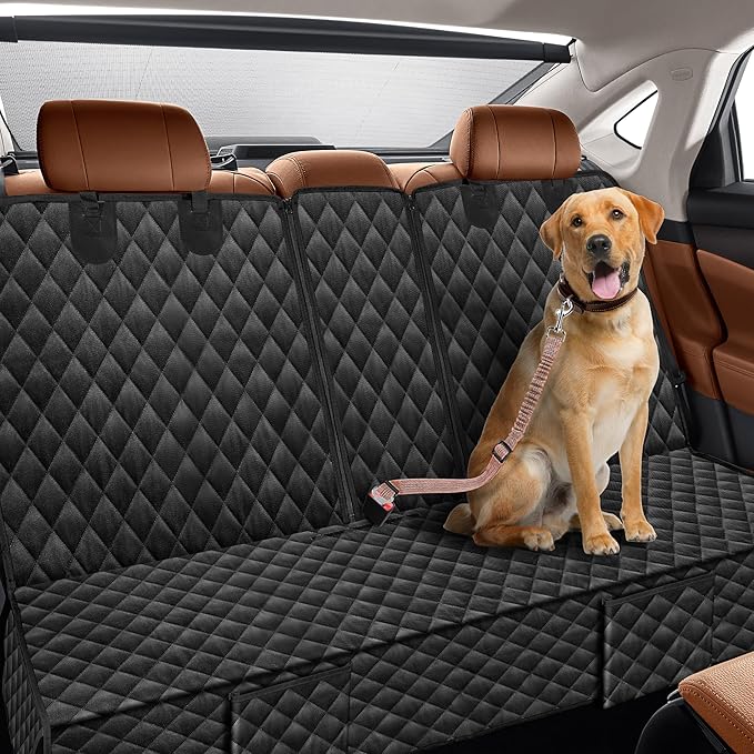 Dog Car Seat Cover for Back Seat Compatible with BMW X3 X5 X1 X2 X4 3 5 4 Series 328i 320i 330i 528i 540i Accessories 2000-2026, Waterproof Non-Slip Pet Bench Backseat Covers