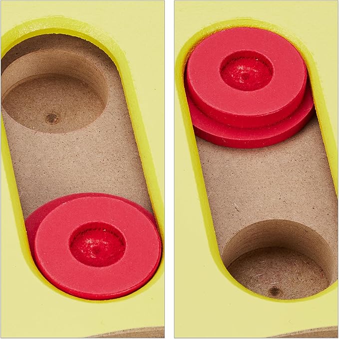 Relaxdays Intelligence Toy for Dogs, Hide Treats, Interactive Dog Toy, Intelligence, MDF, Multicoloured