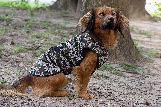 Dog Cooling Vest - 2-Layer Lightweight Performance - UPF50+ Full Coverage & Adjustable Fit for Small to Large Dogs (Green, Medium)