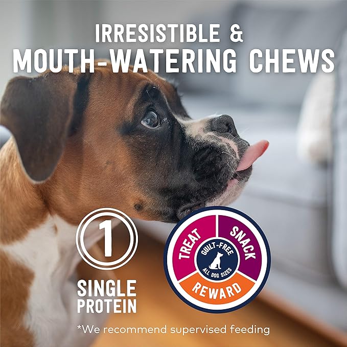 ZIWI Dog Chews and Treats – Beef Weasand - All Natural, Air-Dried, Single Protein, Grain-Free, High-Value Treat, Snack, Reward 2.5 Ounce (Pack of 1)